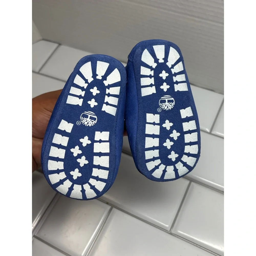 Timberland Crib Bootie Infant 2 Bright Blue Excellent 50th Edition Nubuck
